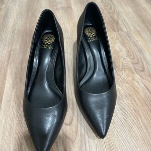 Vince Camuto Black Pointed Toe Heels
